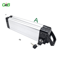 Silverfish 36V 48V Batterie au Lithium pour vélo électrique 21A 15A 13A 14ah Capacité nominale Tube de selle pour vélo électrique
