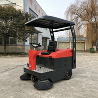 Machine de nettoyage combinée, balayeuse et laveuse de sols industrielle, durable et à longue durée de vie, alimentée au propane