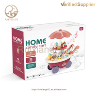 Offre Spéciale : Ensemble de Jouets Écologiques pour Enfants – Voiture de Jeu d'Imitation, Voiture à Glaces et Bonbons avec Lumières et Musique, Jouets de Maquillage pour Enfants