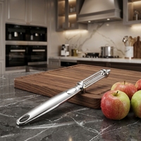 Zinklegering roestvrijstalen mes Multifunctionele keukenaccessoires Aardappel- en fruitenschiller Draagbaar Gemakkelijk schoon te maken Recht ontwerp