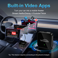 Nueva Caja Inteligente para Coche con Adaptador de Video Carplay de Cable a Inalámbrico Carplay y Android Auto Autos Caja Inteligente AI para Netflix Youtube