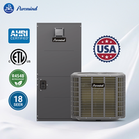 Unité de Traitement d'Air (UTA) 208-230V 60Hz DC Inverter Système Caché R454B 18 SEER AHRI pour Distributeurs et Grossistes aux États-Unis
