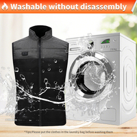 Gilet Chauffant Rechargeable pour Hommes, Vestes Chauffantes Électriques pour l'Hiver, les Activités de Plein Air, la Chasse et le Ski
