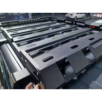 Barre de toit en acier avec éclairage LED pour Toyota Wrangler Jk Jl Jt Bj40, échelle d'escalade, panier de chargement, pour toit de voiture, jeep wrangler