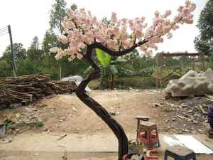 Árboles de cerezo artificiales decorativos para interiores Compre hermosas plantas de interior - Product Image 3