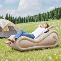 Canapé gonflable automatique avec pompe intégrée, chaise longue gonflable portable, canapé d'extérieur