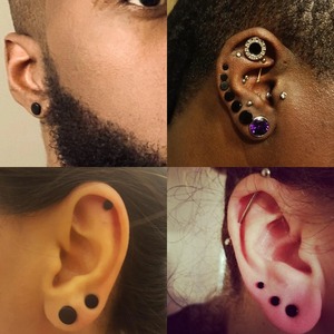 Boucles d'oreilles clous en acier inoxydable à tête plate pour hommes et femmes, tailles 3/4/5/6/7/8MM, style Hip Hop, avec fermoir à pression, pour fêtes et bureau/carrière - Product Image 6
