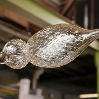 Lustre personnalisé ANNO en forme de poisson, luminaire suspendu sculptural en forme de vague océanique pour hall d'hôtel, restaurant