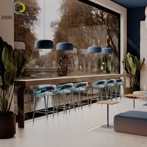Modern Coffee Shops Interior Design Customize Shop Furniture High Quality Coffee Bar Counter Design For Coffee Shop Decoration - Product Image 5