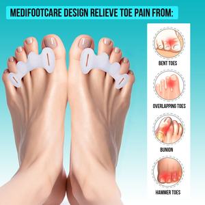 S/M/L 3 ukuran, Separator jari kaki silikon, 3 ukuran, perawatan kaki medis Gel Orthotic Bunion kaki pemisah tepat jari kaki Anda - Product Image 3