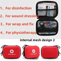 Mini Home Erste-Hilfe-Kit Beliebte EVA Hersteller Wasserdichte kleine Tasche Fall für Outdoor-Reisen Camping Notfall medizinische Versorgung