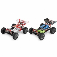 Buggy tout-terrain télécommandé 60 km/h 1:14, 4 roues motrices, engrenages métalliques, voiture de course, châssis en alliage d'aluminium, fonction 'Suivez-moi', portée de 80-100 m