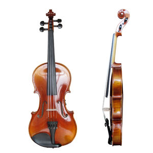 <span class=keywords><strong>Violon</strong></span> de qualité supérieure de la marque Sinomusik, avec des accessoires en ébène, un archet en bois de Brésil, fabrication artisanale italienne, instrument à cordes. - Product Image 5