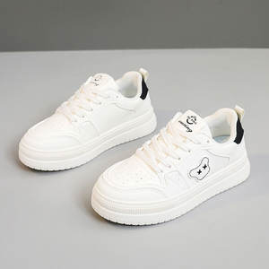 G7608 Vente en Gros Nouveautés Printemps <span class=keywords><strong>Chaussures</strong></span> de Sport Décontractées à Semelle Épaisse pour Femme <span class=keywords><strong>Chaussures</strong></span> de Skate Respirantes pour Étudiante - Product Image 2