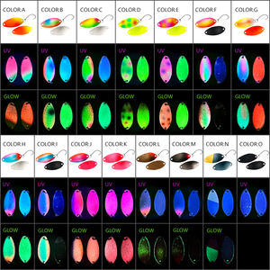 Esca Artificiale Rigida LETOYO 2.5g 3.5g 5g per Acqua Dolce e Salata, Ondulante in Metallo per Pesca a Spigola e Trota - Product Image 4