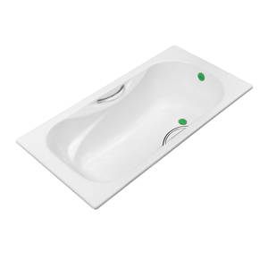 <span class=keywords><strong>Vasca</strong></span> <span class=keywords><strong>da</strong></span> <span class=keywords><strong>Bagno</strong></span> in Ghisa <span class=keywords><strong>da</strong></span> Incasso/<span class=keywords><strong>Sottopiano</strong></span> 1500/1600/1700/1800 con Scarico Reversibile e Troppopieno - Product Image 3