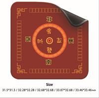 Tapis de Mahjong Américain Multicolore Imperméable en Caoutchouc Antidérapant Silencieux Pliable – Vente Directe Usine