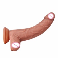 Dildo réaliste en silicone avec poignée vibrante, 100% étanche, marque HXR, jouet sexuel pour femmes, masturbation féminine, Inde BJD-E021-J