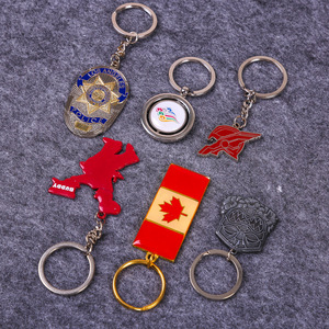 Porte-clés personnalisé peint double face en alliage de zinc, durable, cadeau promotionnel, porte-clés avec logo international - Product Image 1