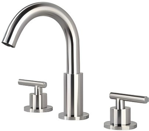 Modern Gold Chrome Brass Split Faucet with Dual Handles for Hot and Cold Sanitary Ware Single Handle Hand Wash Basin Faucet - Product Image 2
