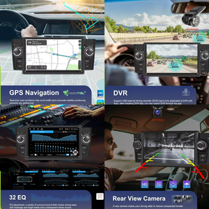 Podofo 7" 4+64G 2 Din Android Car Radio Stereo <b>Wireless</b> Carplay/Android Auto GPS/Wifi for Fiat Punto 2005-2009/Linea 2007-2011 - Product Image 4
