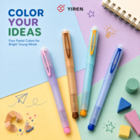 Stylo plume effaçable YIREN, nouveau design, installation rapide de cartouche d'encre, pointe 0,38 mm, cadeau pour enfants