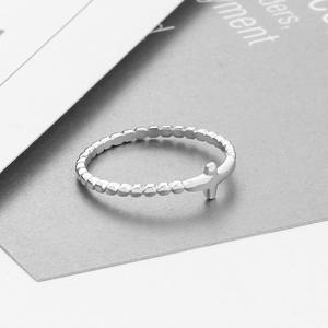 14 Karat vergoldeter Kreuz ring Ewigkeit Versprechen Ring 925 Sterling Silber Infinity Ehering Ring für Frauen - Product Image 3