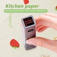 Toalla de Papel Desechable para Cocina, Absorbente, con Relieve de Diamante, 2 Capas, Segura para Contacto con Alimentos, Certificada FSC, para Importadores Globales, OEM