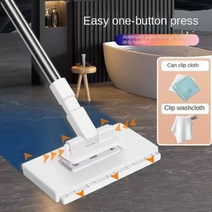 Balai auto-agrippant en acier inoxydable durable au <span class=keywords><strong>meilleur</strong></span> prix - Tampon de lavage lavable pour le nettoyage des sols domestiques et commerciaux - Product Image 1