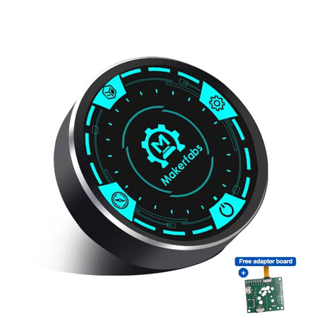 1.5 Inch 466x466 Round AMOLED Knob Display ESP32 Touch Screen A-rduino LVGL WIFI BLe Uart Smart Module