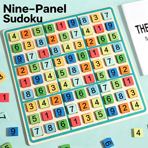 Juego de <span class=keywords><strong>Sudoku</strong></span> de Madera Montessori, Tablero de Lógica Numérica para Niños Pequeños, Regalo Educativo de Matemáticas - Product Image 1