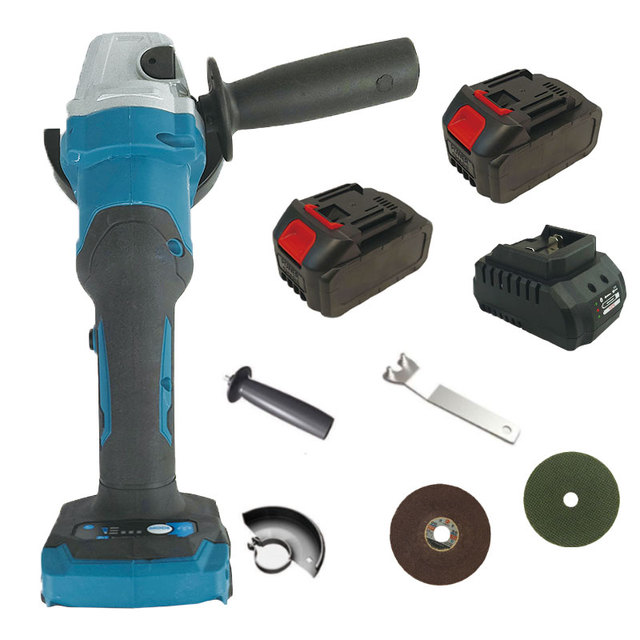 Competitive Price Cordless Angle Grinder with Lithium-ion Battery 125mm Electric Grinder Cordless Angle Grinder