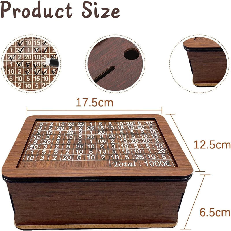 Pangutheos Salvadanaio 10000 Euro, Salvadanaio Conta Soldi Con