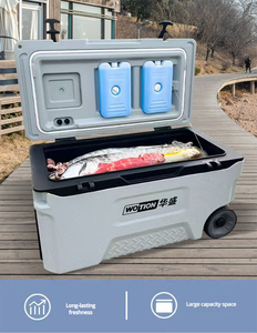Nevera Rígida Aislada de PU de Alta Resistencia, 39L-120L, Portátil con Ruedas para Camping y Actividades al Aire Libre, Venta al Por Mayor - Product Image 3