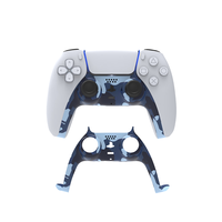 Couverture décorative de plaque frontale de coque de contrôleur de jeu coloré de haute qualité Compatible avec le boîtier de couverture de poignée de remplacement de PC pour PS5