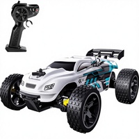 Voiture télécommandée Tecnock RC, échelle 1:18, 20 km/h, 2 roues motrices, buggy tout-terrain, 2,4 GHz, voiture de course, charge USB-C, 50 minutes d'autonomie, plastique