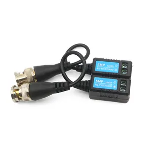 CCTV Single channel bnc balun connector with Male connector 3mp 4mp 5mp video balun