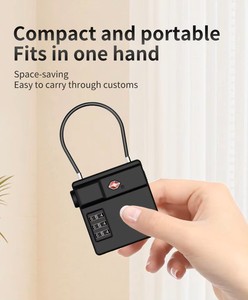 Candado Mecánico Sinovo con Rastreador GPS Global <span class=keywords><strong>TSA007</strong></span> Compatible con Apple Find My y Android para Maletas - Product Image 4