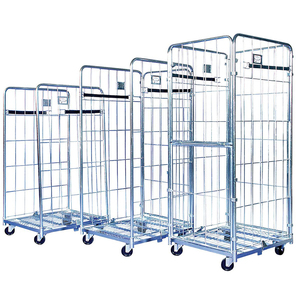 Carrinho de Armazenamento Dobrável de Alta Qualidade Huidu com Capacidade de 900L, Fechável, Resistente à Corrosão, em Malha de Aço - Product Image 4