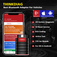 Thinkdiag PK 2026, Herramienta de Diagnóstico OBD2 de Sistema Completo, Similar a Easydiag, Lector de Códigos OBDII, 16 Servicios de Reinicio