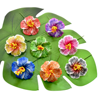 Jepit Rambut Busa Hibiscus Hawaii Pengantin, Lucu untuk Pesta Pernikahan, Kemasan Karton, Best Seller Grosir