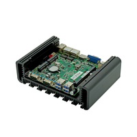 I3 I5 I7 Fanless Mini-PC Dual Lans 6 USB Micro Box PC Intel 6th 7th Gen Two Display Two COM Precio barato Industrial Mini PC