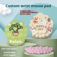 Tapis de souris 3D sur le thème de l'anime, fabriqué par OEM, en silicone souple avec support de poignet en gel confortable, design personnalisé