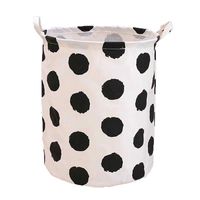 Panier sale pliable de grande taille à impression personnalisée Paniers à linge pliables en toile pliable