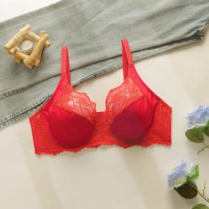 <span class=keywords><strong>Reggiseno</strong></span> da donna ultra sottile, con <span class=keywords><strong>push</strong></span>-<span class=keywords><strong>up</strong></span> in pizzo, supporto morbido, <span class=keywords><strong>reggiseno</strong></span> plus size, intimo femminile - Product Image 2