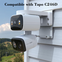 Soporte de vinilo para cámara compatible con Tapo C246D |   Plástico Resistente a la Intemperie |   Soporte sin perforación para vigilancia en patios de villas/calles