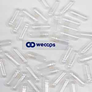 Wecaps Boyut 1 Sert Bitkisel Kapsül Kabuğu Boş Kapsüller Boyut 0 Şeffaf Bitkisel Kapsüller Boş Şeffaf Kapsül - Product Image 1