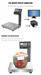 디지털 전자 중산 화이트 버드 30kg 블루투스 머신 60kg USB RS232 kg 저울 플랫폼 스케일 - Product Image 6