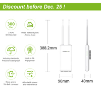 TH - OA81 Router AP WiFi de Largo Alcance, Punto de Acceso WiFi para Exteriores Empresarial con Antena de Alta Ganancia