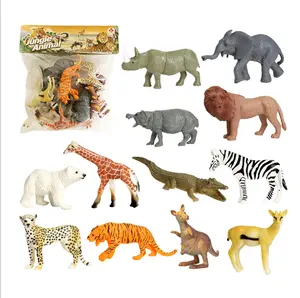 2021 Boxed toy dinosaur wild animal poultry ocean model set simulation model toy for kid